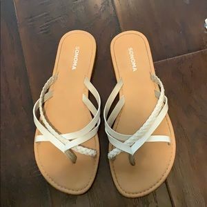 White Sonoma sandals
